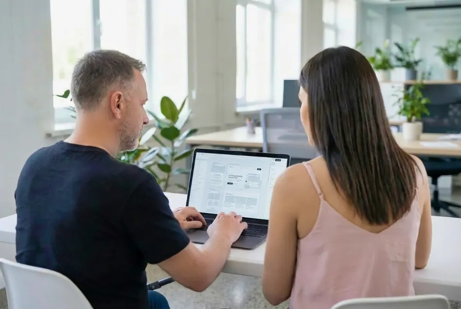 Working with a client to improve website messaging and structure